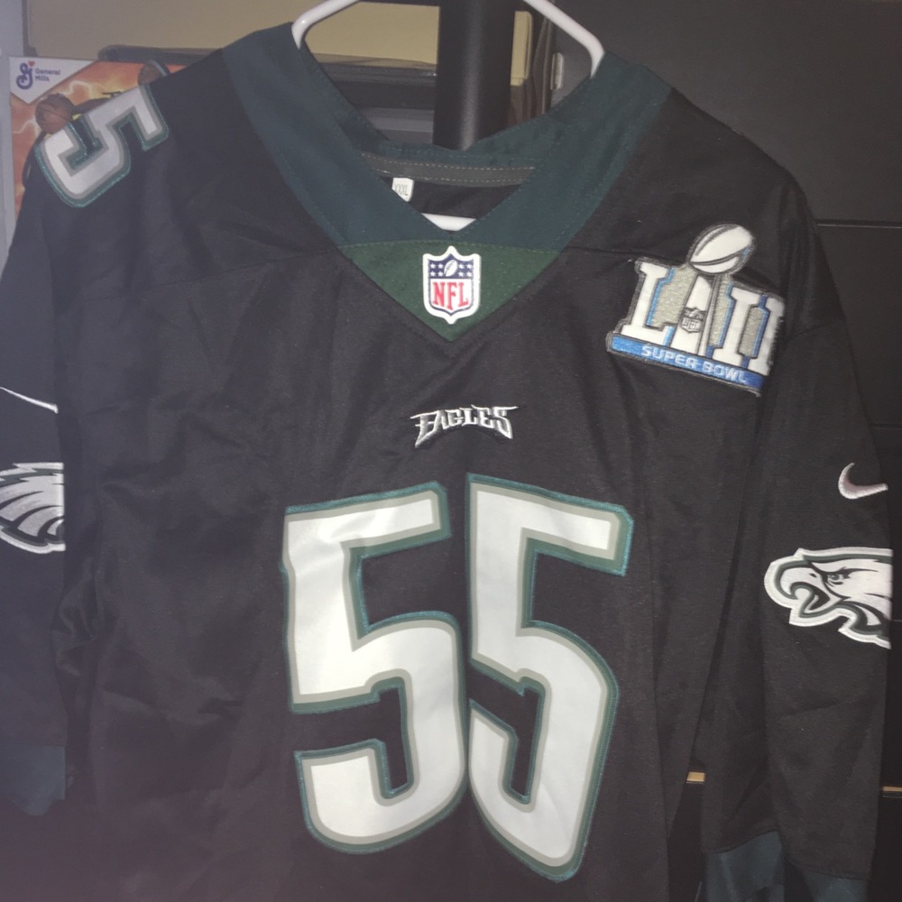 Brandon Graham Super Bowl Patch Jersey